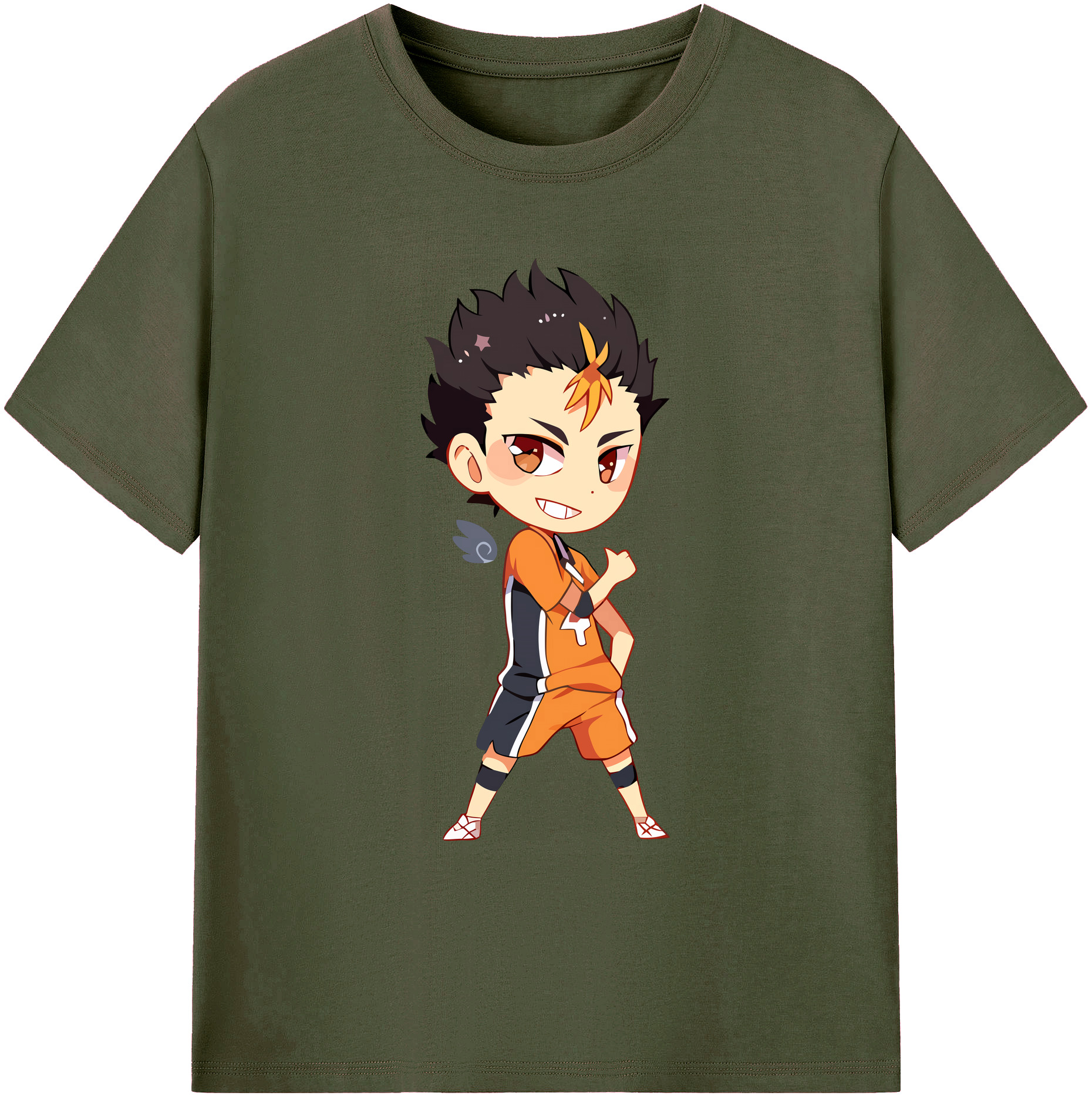 （画像用） ハイキュー!! Haikyu!! 綿100％ メンズ半袖Tシャツ｜肌触りやわらか＆通気性